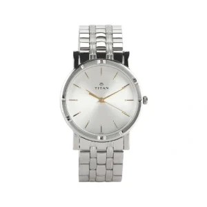 Titan  Karishma Silver Dial Silver Watch